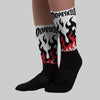 1906R NB Silver Classic Crimson DopeSkill Sublimated Socks FIRE Graphic