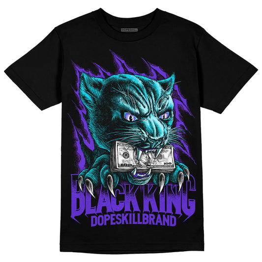 Jordan 6 "Aqua" DopeSkill T-Shirt Black King Graphic Streetwear - Black