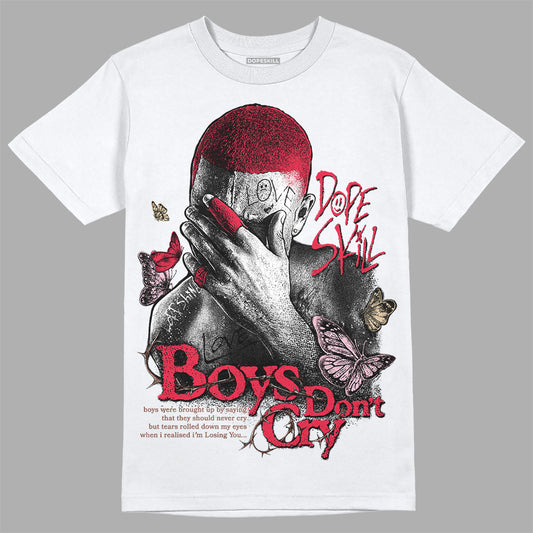 Dunk Low PRM Bacon DopeSkill T-Shirt Boys Don't Cry Graphic Streetwear - White 