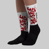 1906R NB Silver Classic Crimson DopeSkill Sublimated Socks Hustle Graphic