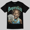 Jordan 11 Retro Gamma Blue (2025) DopeSkill T-Shirt Money Loves Me Graphic Streetwear - Black