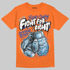 Orange, Black and White Sneakers DopeSkill T-Shirt Fight For Right Graphic Streetwear - Orange