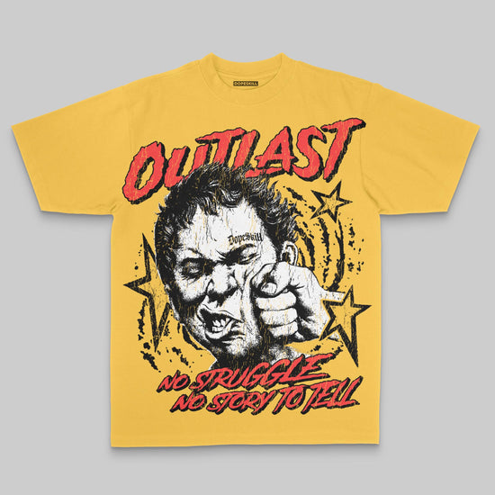 Outlast DopeSkill Premium T-shirt Streetwear - Mustard