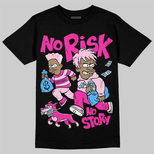 Max 1 Valentine's Day 2025 in White DopeSkill T-Shirt No Risk No Story Graphic