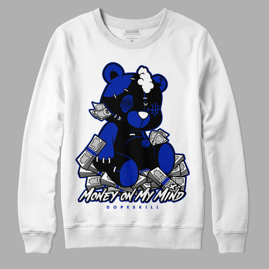 Yz 350 Boost V2 Dazzling Blue DopeSkill Sweatshirt MOMM Bear Graphic