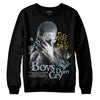 Jordan 13 “Blue Grey” DopeSkill Sweatshirt  Boys Don't Cry Graphic Streetwear - Black