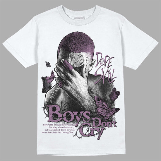 Jordan 2 “Mauve/Off-Noir” DopeSkill T-Shirt Boys Don't Cry Graphic Streetwear - White