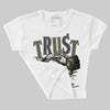 Olive 5s DopeSkill Women's Crop Top Trust No One Graphic