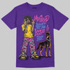 PURPLE Sneakers DopeSkill T-Shirt My Grind Won't Let Me Lose Graphic Streetwear - Purple
