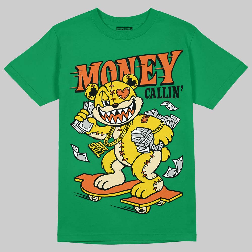 Green Sneakers DopeSkill T-Shirt Money Callin' Graphic Streetwear - Irish Green