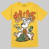 Yellow Sneakers DopeSkill T-Shirt Slow Life Graphic Streetwear - Gold