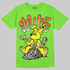 Neon Green Sneakers DopeSkill T-Shirt Slow Life Graphic Streetwear - Lime