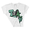 Green Glow 1s DopeSkill Women's Crop Top Talk Is Chip Graphic