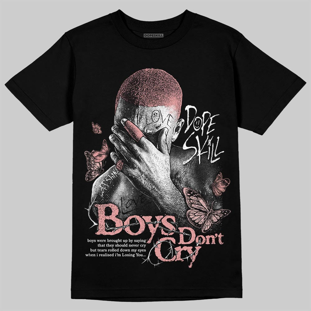 Jordan 40 “Dusty Rose” DopeSkill T-Shirt Boys Don't Cry Graphic Streetwear - Black