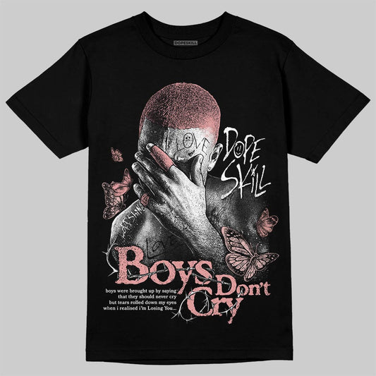 Jordan 40 “Dusty Rose” DopeSkill T-Shirt Boys Don't Cry Graphic Streetwear - Black