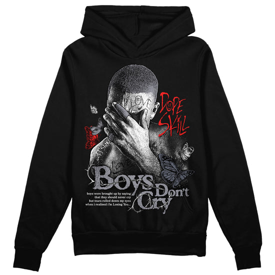 Jordan 14 Retro 'Stealth' DopeSkill Hoodie Sweatshirt Boys Don't Cry Graphic Streetwear - Black