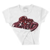 Team Red 1s DopeSkill Women's Crop Top Rare Breed Type Graphic