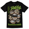 SB Dunk Low Chlorophyll DopeSkill T-Shirt The Mouth With No Droughts Graphic Streetwear - Black