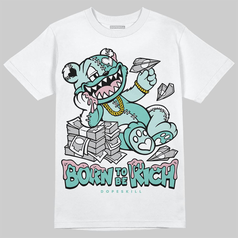Jordan 11 Low "Igloo" DopeSkill T-Shirt Born To Be Rich Graphic Streetwear - White