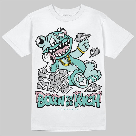 Jordan 11 Low "Igloo" DopeSkill T-Shirt Born To Be Rich Graphic Streetwear - White