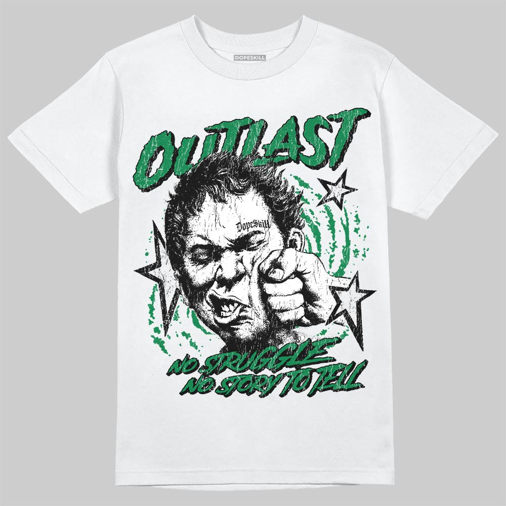 Green Sneakers DopeSkill T-Shirt Outlast Graphic Streetwear - White