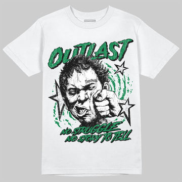 Green Sneakers DopeSkill T-Shirt Outlast Graphic Streetwear - White