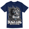 Midnight Navy 3s DopeSkill Navy T-shirt Black King Graphic