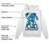 Military Blue 4s DopeSkill Hoodie Sweatshirt Hurt Bear Graphic