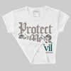 2002R Protection Pack Rain Cloud DopeSkill Women's Crop Top Protect Me From Evil Graphic