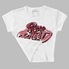 Valentine's Day Collection DopeSkill Women's Crop Top Rare Breed Type Graphic Streetwear - White 