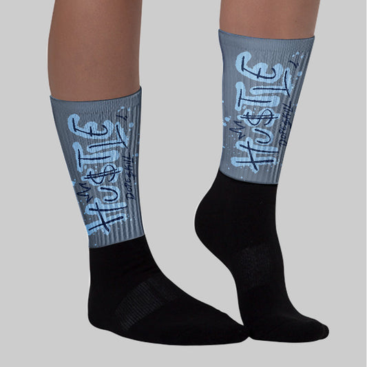 9060 Grey Day DopeSkill Sublimated Socks Hustle Graphic