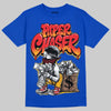 Royal Blue Sneakers DopeSkill T-Shirt Paper Chaser Boy Graphic Streetwear - Royal 