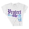 PURPLE Collection DopeSkill Women's Crop Top Protect Me From Evil Graphic