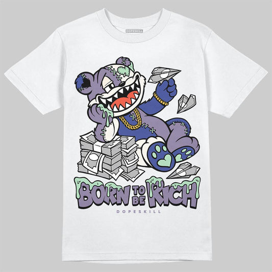 Jordan 1 Retro Low OG Zion Williamson Voodoo Alternate DopeSkill T-Shirt Born To Be Rich Graphic Streetwear - White 