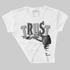 1906R ‘White Gold’ DopeSkill Women's Crop Top Trust No One Graphic