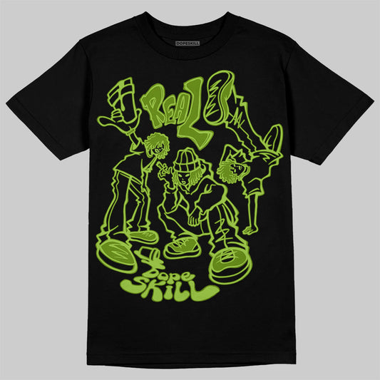 SB Dunk Low Chlorophyll DopeSkill T-Shirt Real Y2K Players Graphic Streetwear - Black