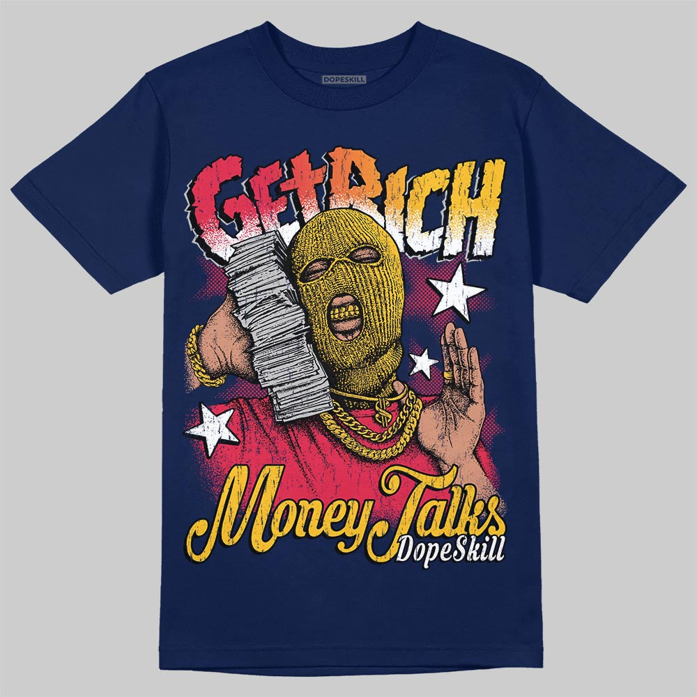 Nike Kobe 5 Protro “Caitlin Clark” DopeSkill T-Shirt Get Rich Graphic Streetwear
