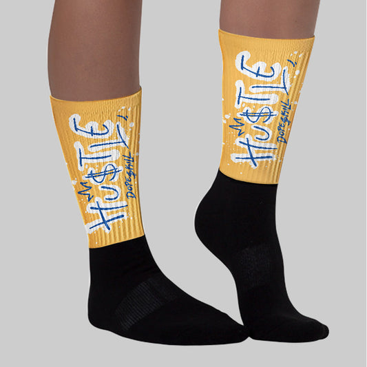 Canary 1s DopeSkill Sublimated Socks Hustle Graphic