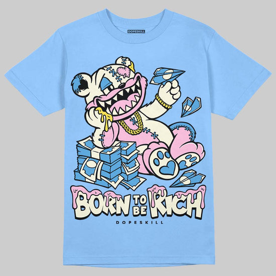 Vans Knu Stack Vintage Satin Dream Blue DopeSkill Blue T-shirt Born To Be Rich Graphic Streetwear