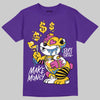 PURPLE Sneakers DopeSkill T-Shirt Make Money Graphic Streetwear - Purple
