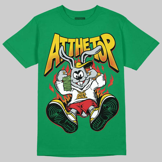 Green Sneakers DopeSkill T-Shirt At The Top Graphic Streetwear - Irish Green