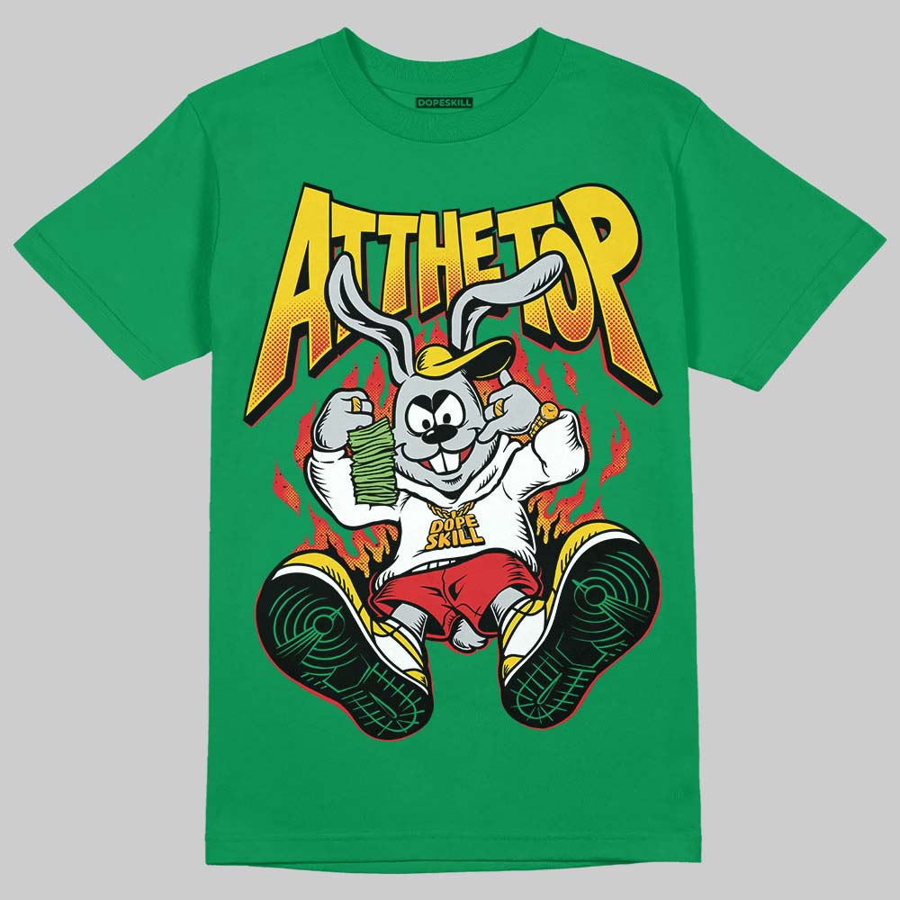 Green Sneakers DopeSkill T-Shirt At The Top Graphic Streetwear - Irish Green