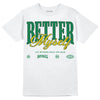 Green Sneakers DopeSkill T-Shirt Better Myself Graphic Streetwear - White 