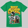 Green Sneakers DopeSkill T-Shirt Paper Chaser Boy Graphic Streetwear - Irish Green