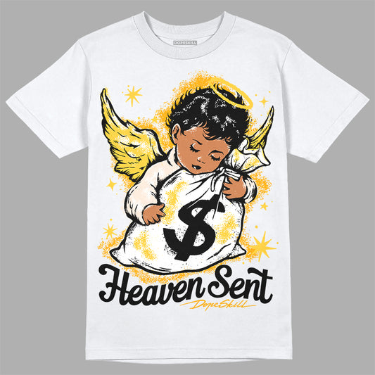 Jordan 4 "Sail" DopeSkill T-Shirt Heaven Sent Graphic Streetwear - White