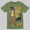 Olive Sneakers DopeSkill T-Shirt My Grind Won't Let Me Lose Graphic Streetwear - Military Green