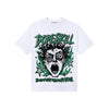 Green Sneakers DopeSkill T-Shirt Root of Evil Graphic Streetwear - White