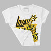 Vivid Sulfur 4s DopeSkill Women's Crop Top LOVE Graphic