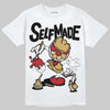 Jordan 4 Retro “Pizza” DopeSkill T-Shirt Self Made Graphic Streetwear - White