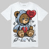 New Balance Abzorb 2000 “Silver/Blue” DopeSkill T-Shirt Broken Bear Graphic Streetwear - White